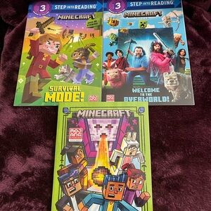 Minecraft Step Into Reading Book Set